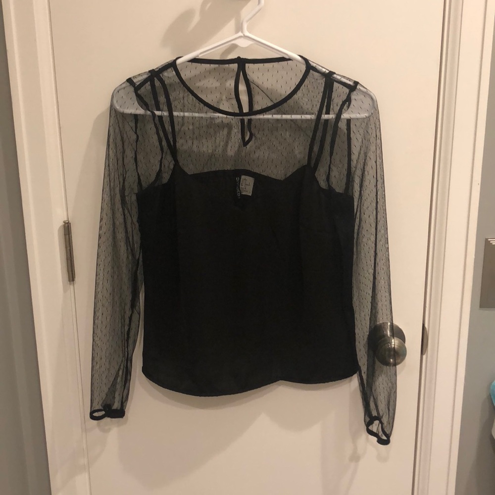 Mesh H&M top